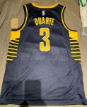 Maillot de Basket #3 Duarte Pacers 22-23 Bleu Imprimé